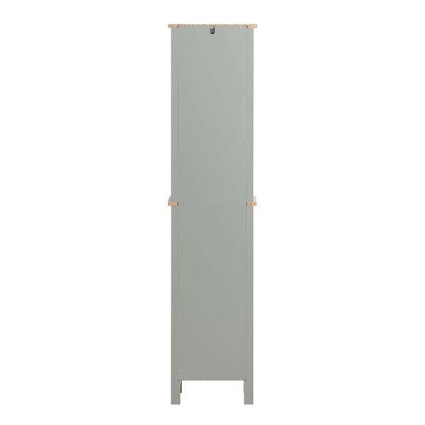 Korkea kaappi, BZR68-HG, 39x30x169 cm, Ruskea
