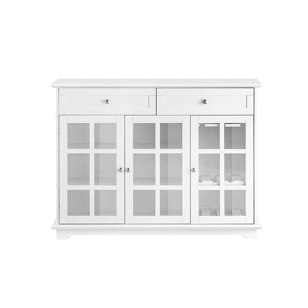 Buffet-sivupöytä, FSB77-W, 119x40x90 cm, Valkoinen Buffet-sivupöytä, FSB77-W, 119x40x90 cm, Valkoinen