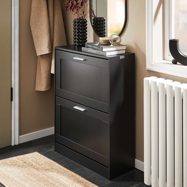 Sko Skab, FSR137-SCH, 60x23x79 cm, Brun