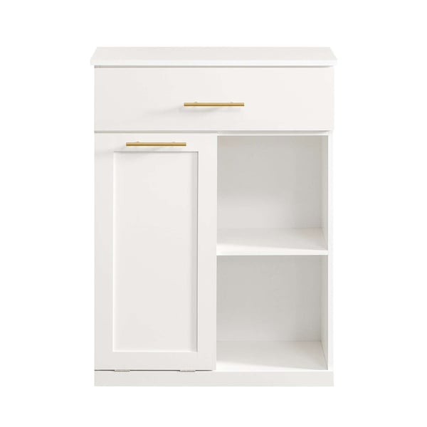 Badeværelseskabinet, BZR66-W, 66x37x95 cm, Hvid