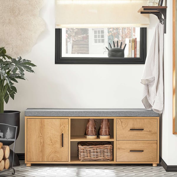 Kenkäpenkki, FSR148-N, 110x35x47 cm, Ruskea