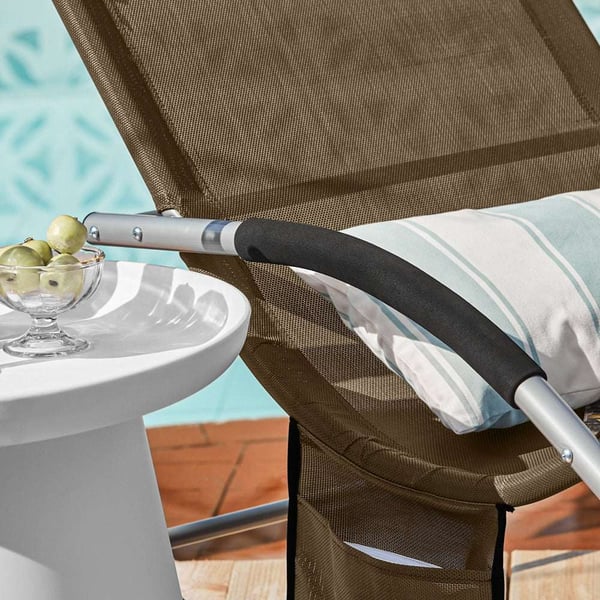 Lounger Stol, OGS28-BR, 30x50 cm, Brun
