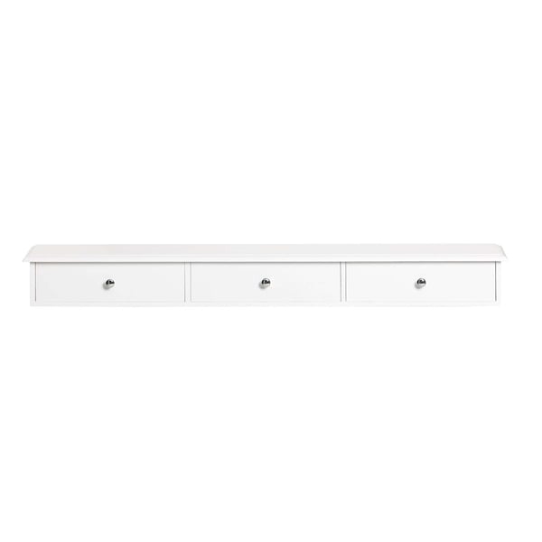 Vægmonteret hylde, FRG43-L-W, 15x10x93 cm, Hvid