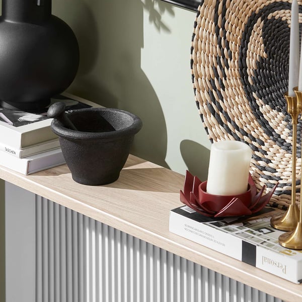 Sideboard, FSB19-XL-Z, 120x20x80 cm, Brun