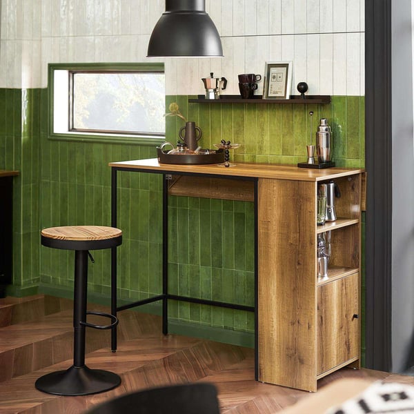 Barbord, FWT98-PF, 120x63x95 cm, Brun
