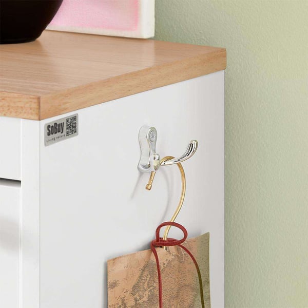 Skoskab, FSR144-WN, 59x26x116 cm, Hvid