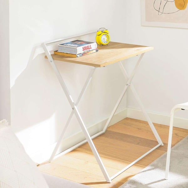 Foldebord, FWT88-WN, 63x45x77 cm, Hvid