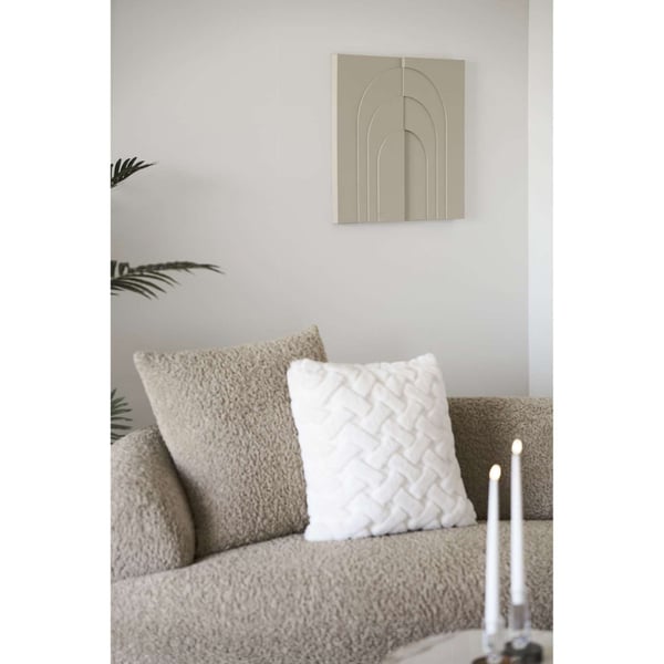 Väggdekoration Ina, 60x60 cm, Beige