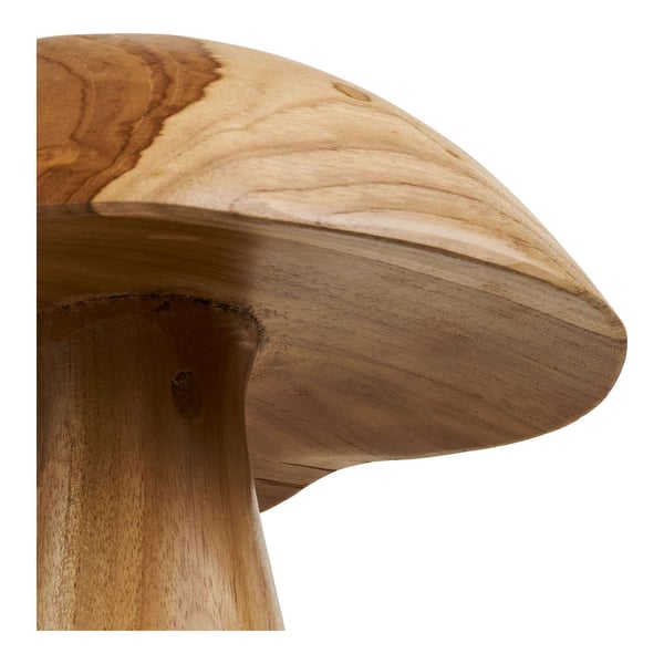 Dekorationssvampe, 25x25x35 cm, natur teak