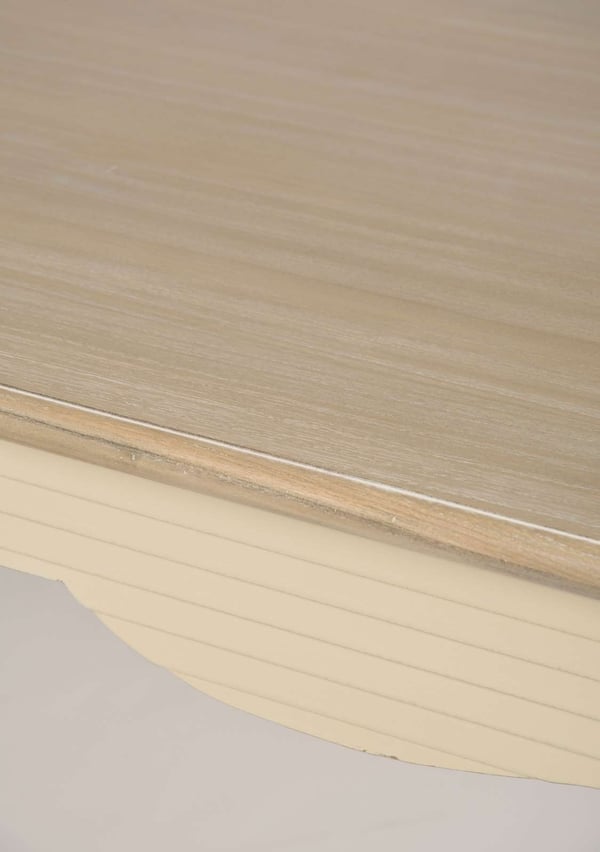 Spisebord, Pesaro, 160 cm, Creme, Lys Brun
