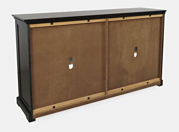 Kommode, Avola, 165 x 91,5 x 43 cm, sort