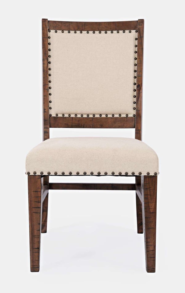 Stol, Avola, Mørkebrun, Beige