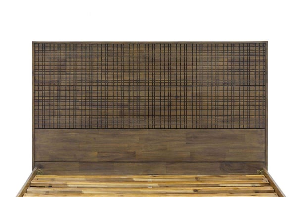 Dobbeltsengestel Maze, 189 x 125 x 217 cm, brun