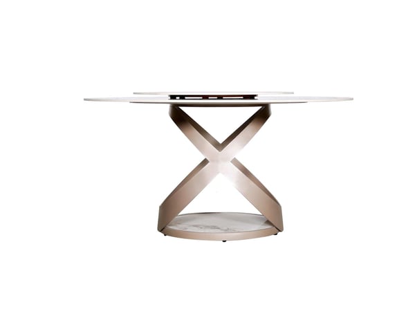 Bord, Modig, 150 cm, Vit, Roséguld