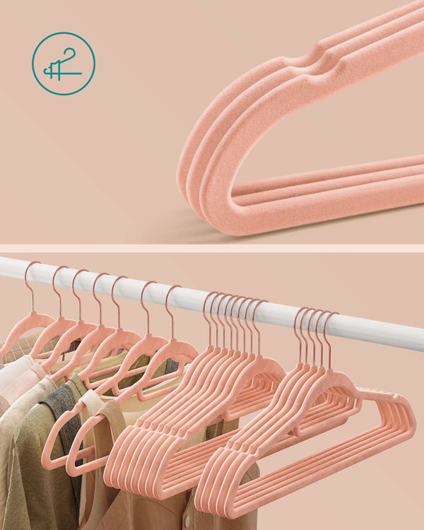 Bøjler, 42,7x22x0,6 cm, Pink