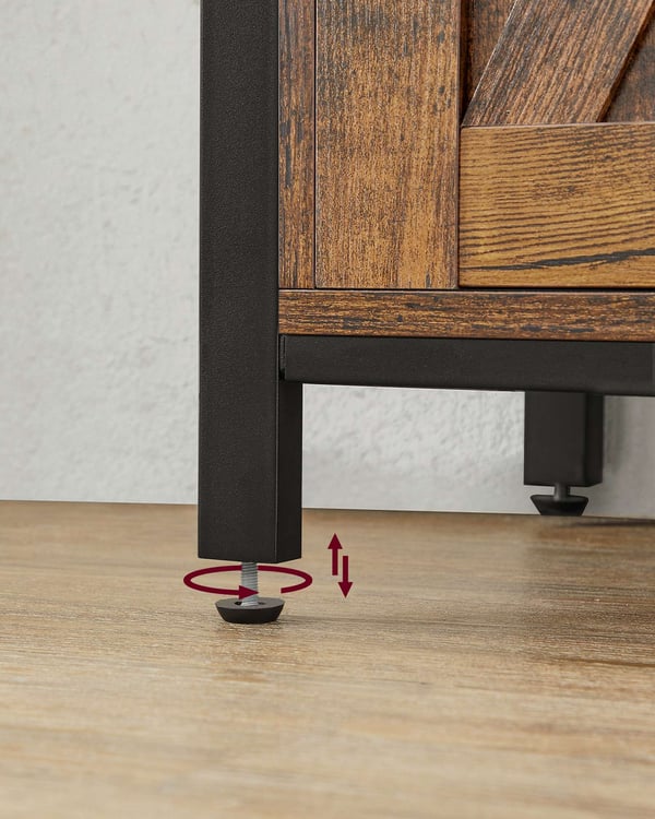 Sideboard, 100x33x80 cm, Svart