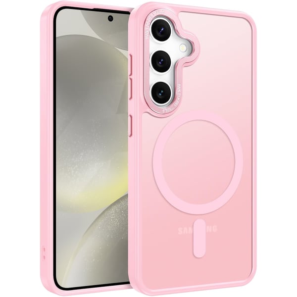 Samsung S25 Cover Magsafe Frosted Cover – PINK