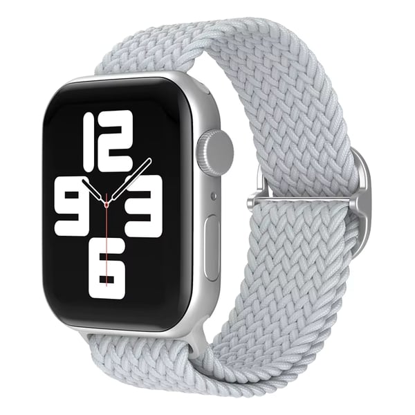 Dual Loop -ranneke Apple Watchille 38–41 mm – Vaaleanharmaa