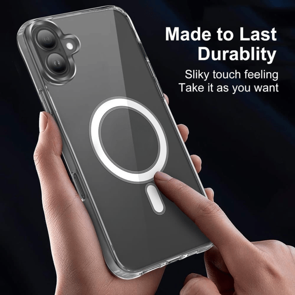 iPhone 16 Cover MagSafe Transparent - Stødsikker beskyttelse hele vejen rundt