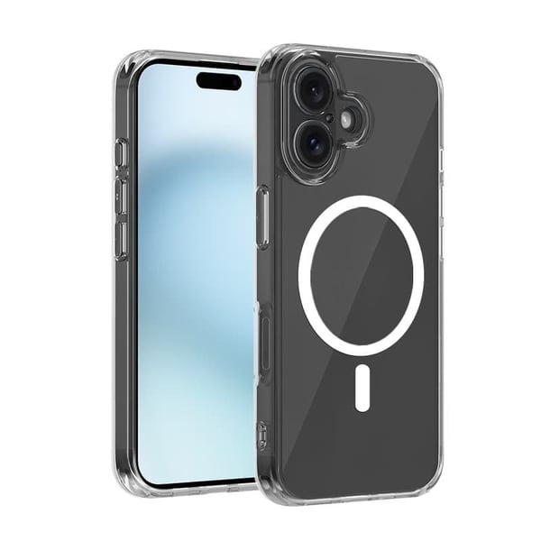 iPhone 17 Kotelo Läpinäkyvä - MagSafe - Kokonaisvaltainen Iskunkestävä Kuori