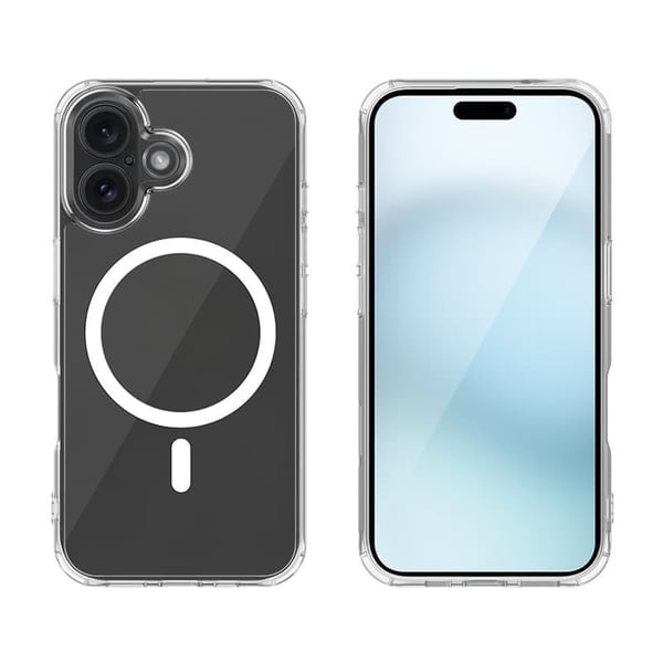 iPhone 17 Kotelo Läpinäkyvä - MagSafe - Kokonaisvaltainen Iskunkestävä Kuori
