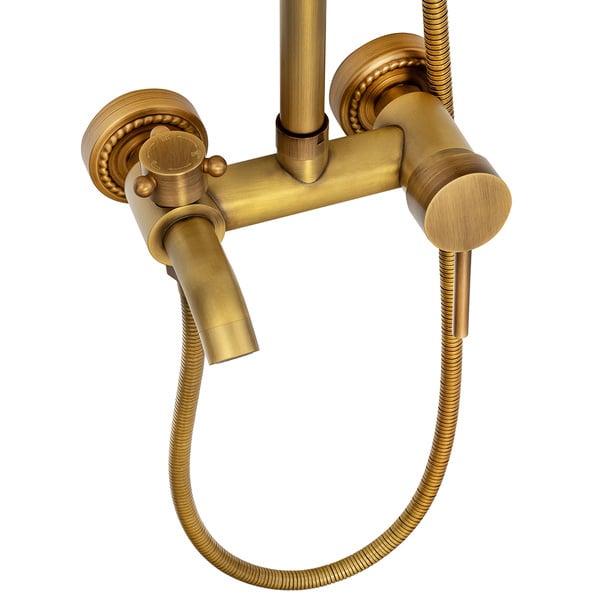 RETRO SENTINI BRUSESATT OVERFLADSMONTERING S-1188V GAMMEL GULD