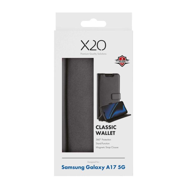 Samsung Galaxy A17 Cover Klassisk Wallet Sort