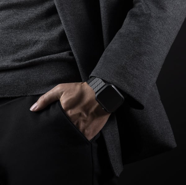 Apple Watch -ranneke, hiilikuituinen, moderni