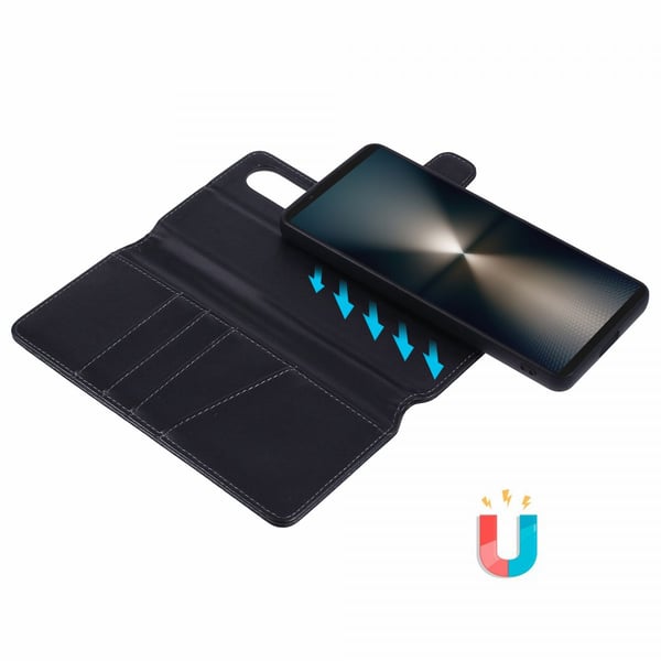 Sony Xperia 1 VI Deksel MagLeather Raven Black