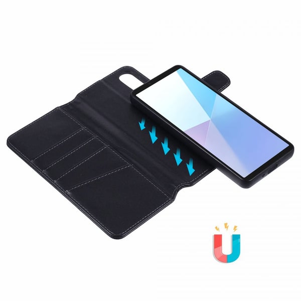 Sony Xperia 10 VI Deksel MagLeather Raven Black
