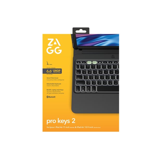 iPad Air 11 (M2/M3) Fodral med Tangentbord Pro Keys 2 Nordic Lay