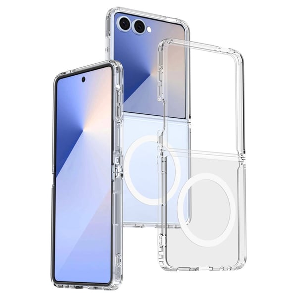 Samsung Galaxy Z Flip 7 Cover Feather Series MagSafe Transparent