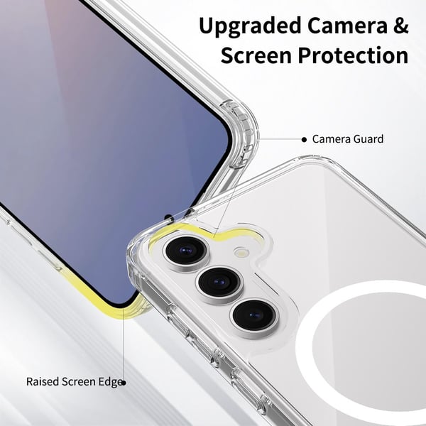 Samsung Galaxy S24/Galaxy S25 Cover Feather Series MagSafe Transp