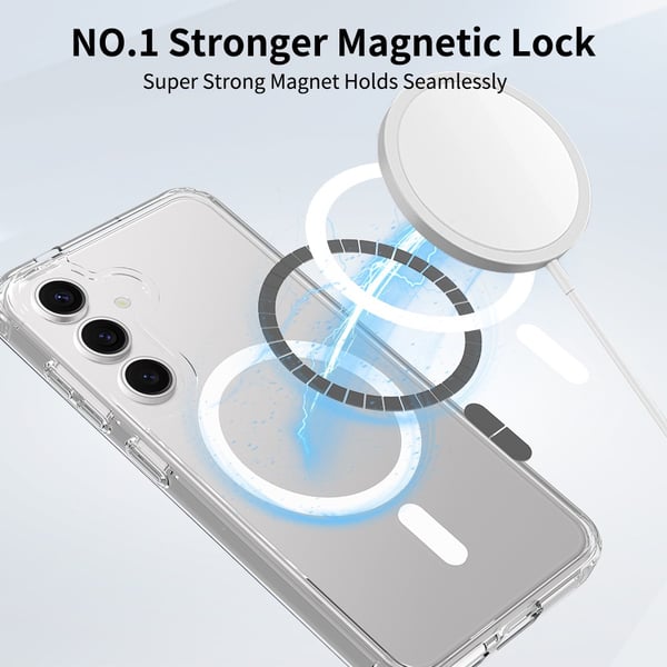 Samsung Galaxy S24/Galaxy S25 Cover Feather Series MagSafe Transp