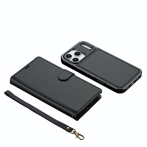 iPhone 17 Pro Max -kuori irrotettavalla MagSafe-kotelolla, Raven Black