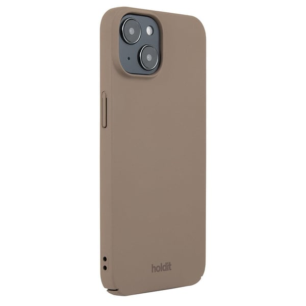 iPhone 15 Kuori Slim Case Mokka Ruskea