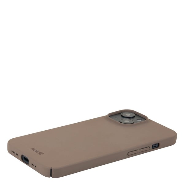 iPhone 15 Kuori Slim Case Mokka Ruskea