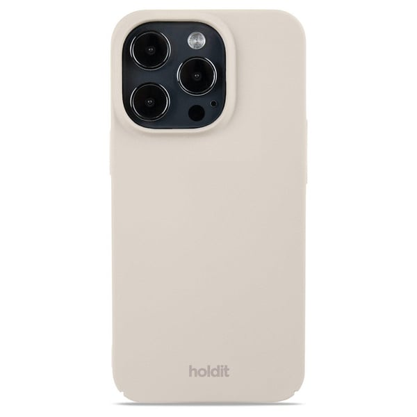 iPhone 15 Pro Cover Slim Cover Lys Beige