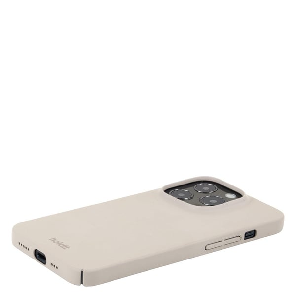 iPhone 15 Pro Cover Slim Cover Lys Beige