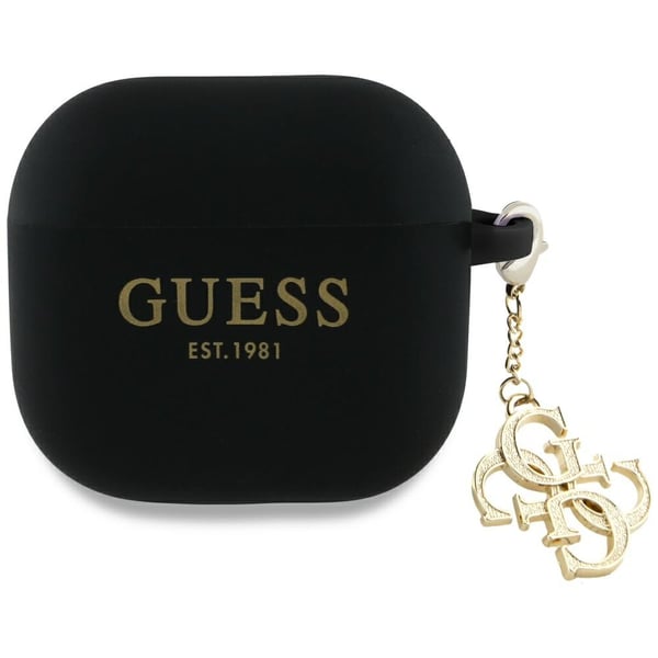AirPods 4 etui klassisk logo 4G charm sort