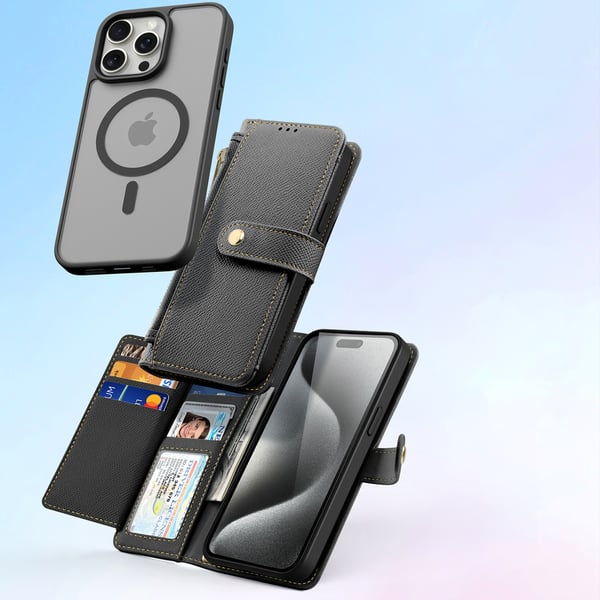 iPhone 15 Pro Cover 2-i-1 Lawa Series MagSafe Sort