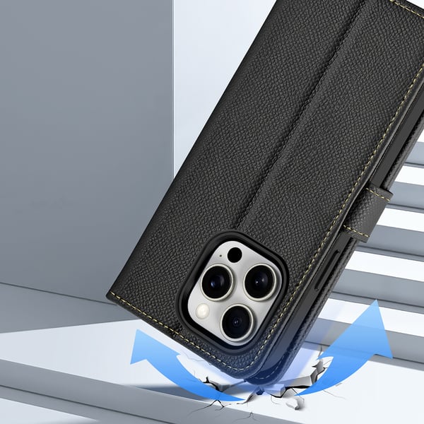 iPhone 15 Pro Max Deksel 2-i-1 Lawa Series MagSafe Svart