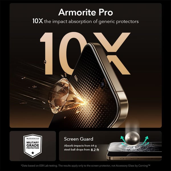 iPhone 17 Pro -näytönsuoja UltraFit Armorite