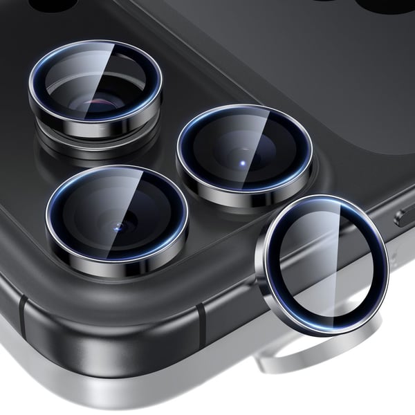 iPhone 14/15/16/17 Pro & Pro Max Kamerabeskytter Armorite Svart