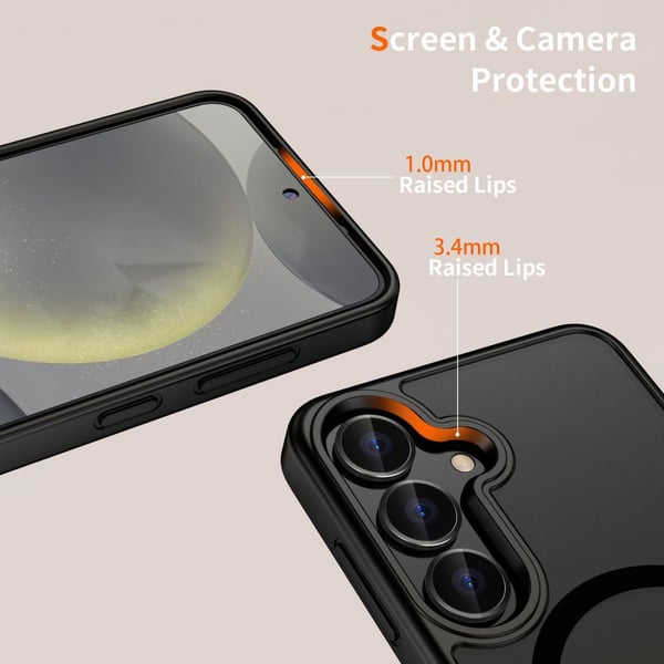 Samsung Galaxy S25 FE -kuori MagMat MagSafe mattamusta