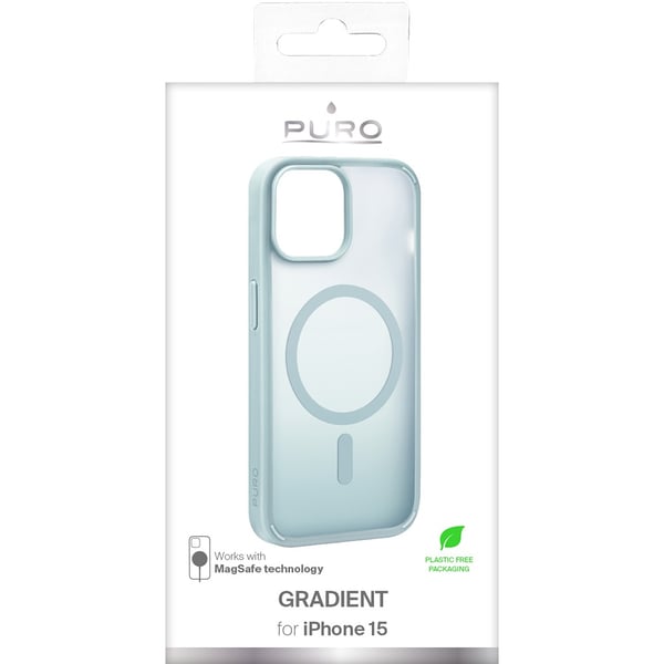 iPhone 15 Cover Gradient MagSafe Grøn