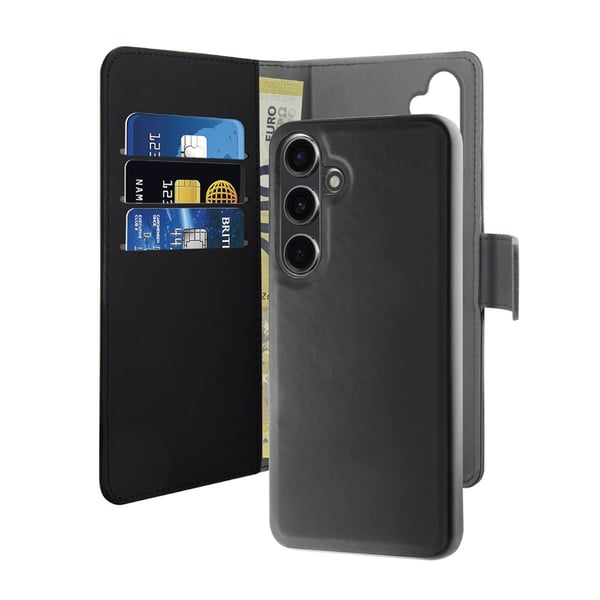Samsung Galaxy S24 Deksel Lommebok Avtakbar 2 i 1 Svart