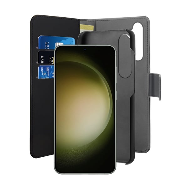 Samsung Galaxy S24 Plus Deksel Lommebok Avtakbar 2 i 1 Svart