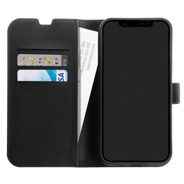 iPhone 13/14/15 Suojakuori Classic Wallet Musta