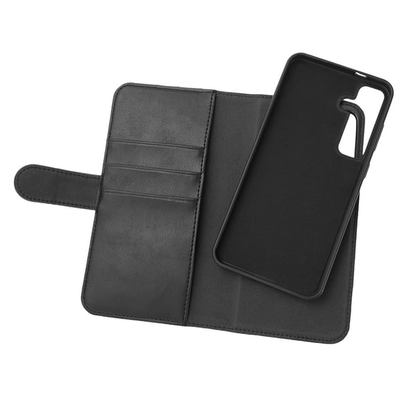 Samsung Galaxy S24 Plus Deksel 2-i-1 Vegansk Skinn Svart